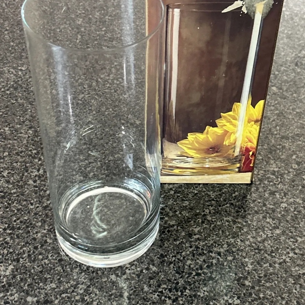 Dansk Elegant Clear Glass Vase